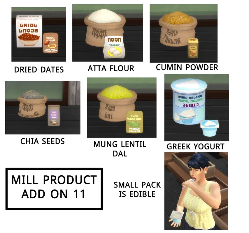 Functional Mill Add On 10  Sims 4 Functional Objects Mods  Enhance Sim Interactions  MySims4Mods