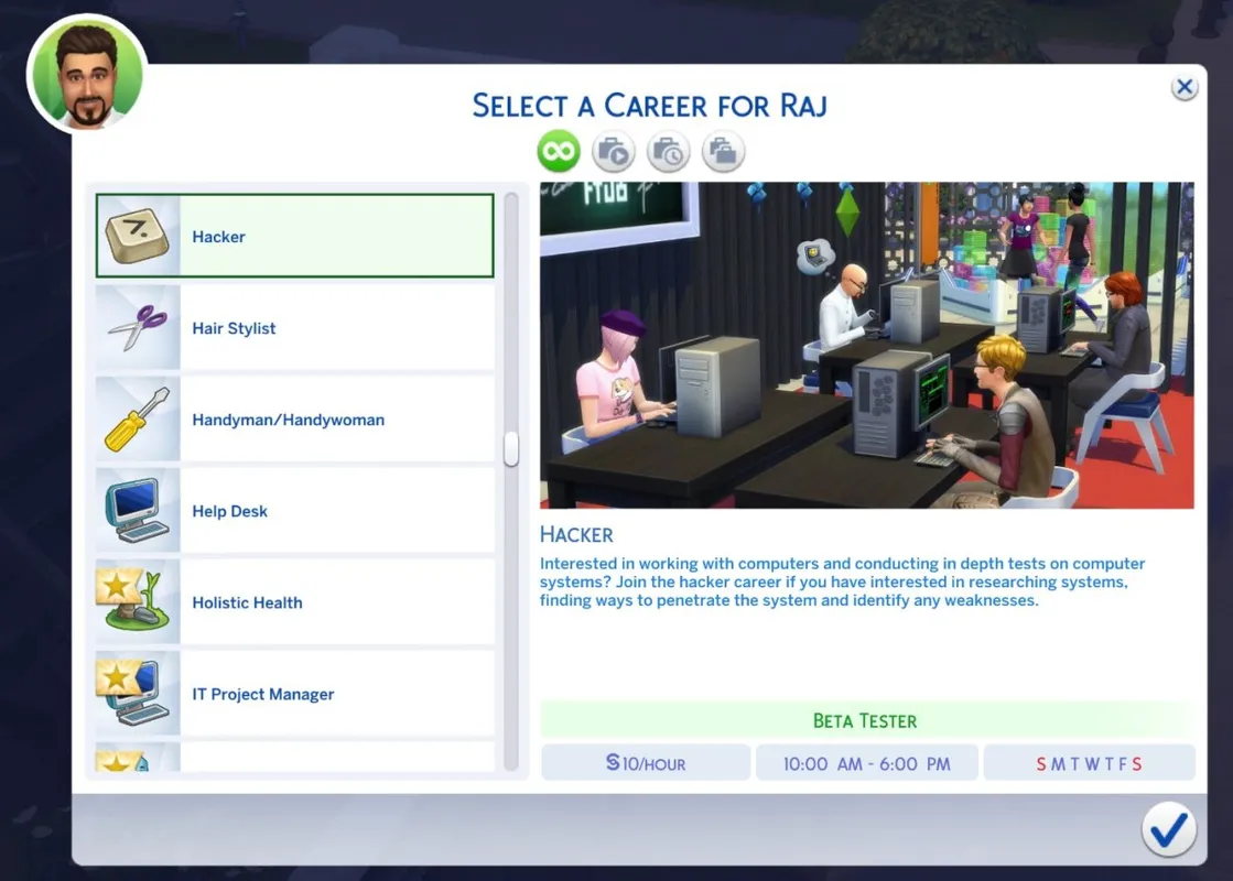 Hacker Career | Career and Activity Mods for The Sims 4 | MySims4Mods