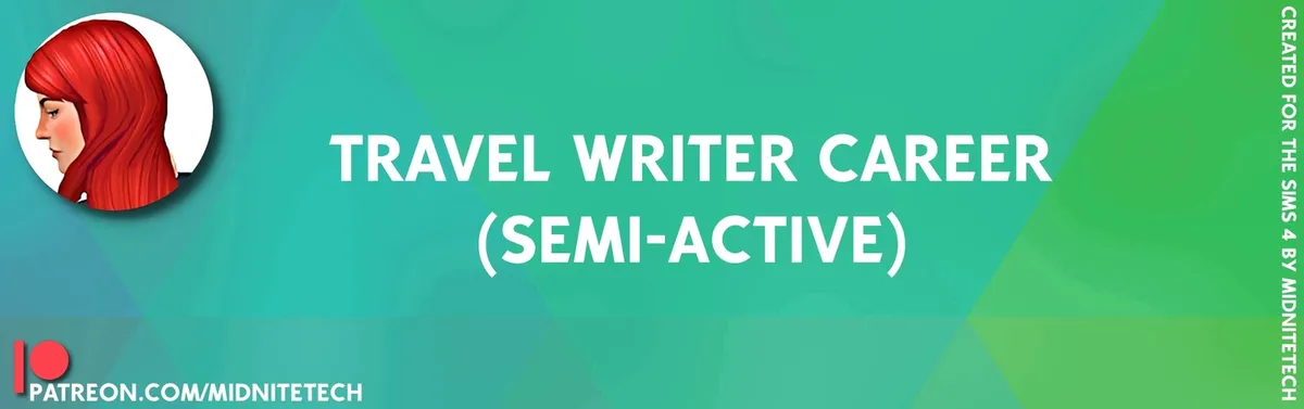 travel writer career sims 4