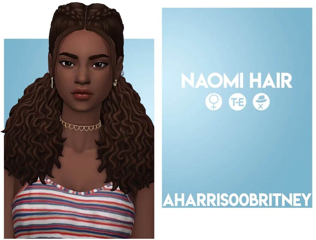 Naomi Hair | Adults | MySims4Mods