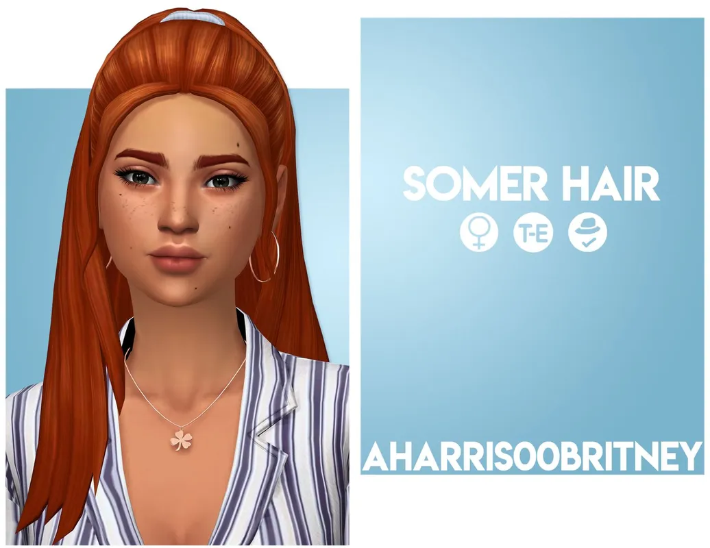 Somer Hair | Adults | MySims4Mods