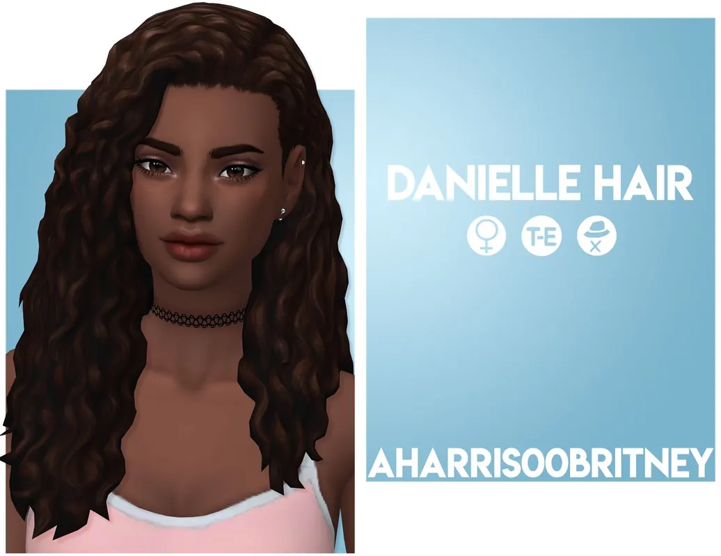 Danielle Hair | Adults | MySims4Mods