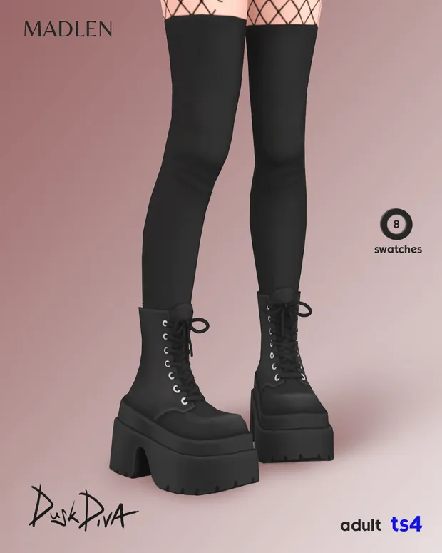 Dusk Diva Boots | Shoes | MySims4Mods