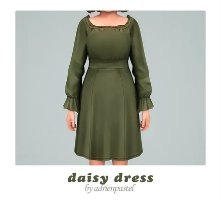 📑 Daisy Dress (Kids) 