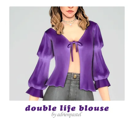  Double Life Blouse ·