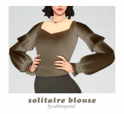  Solitaire Blouse ·