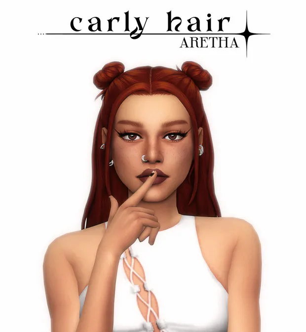 carly hair (2 versions)