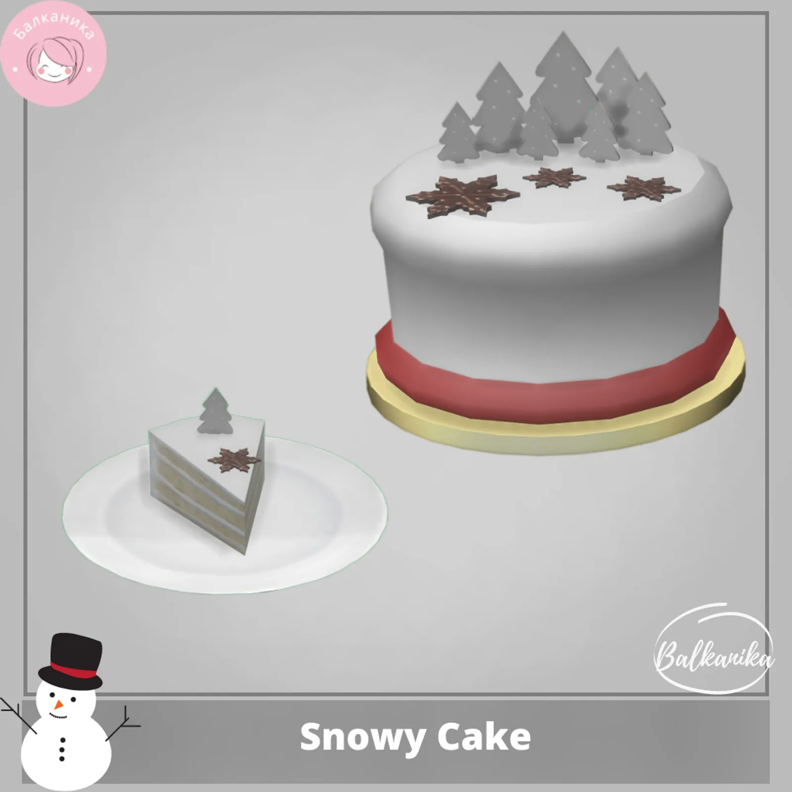 Snowy Cake