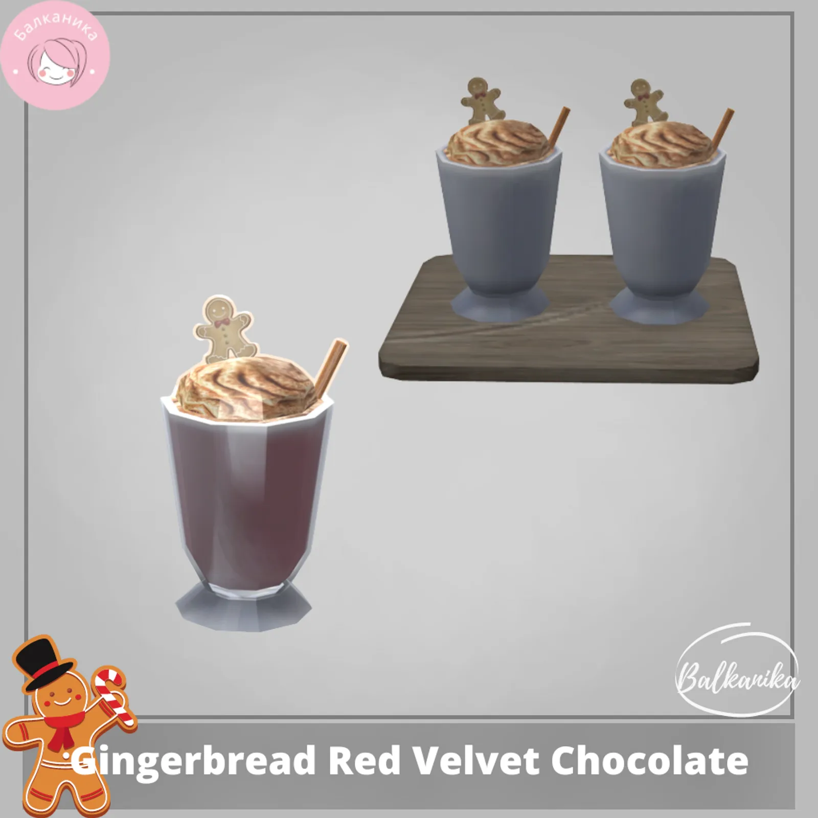Gingerbread Red Velvet Chocolate