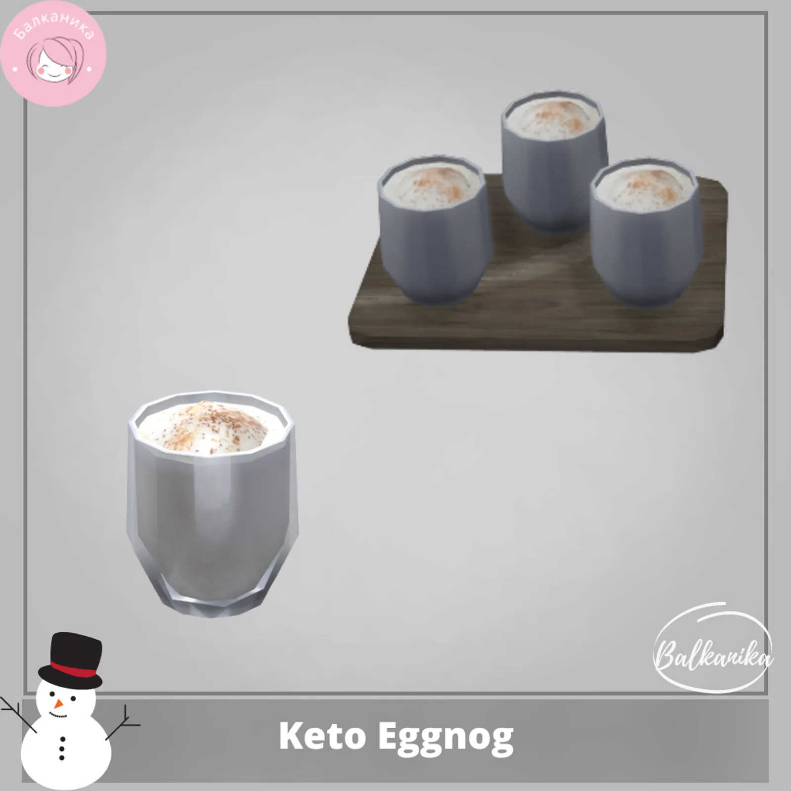 Keto Eggnog