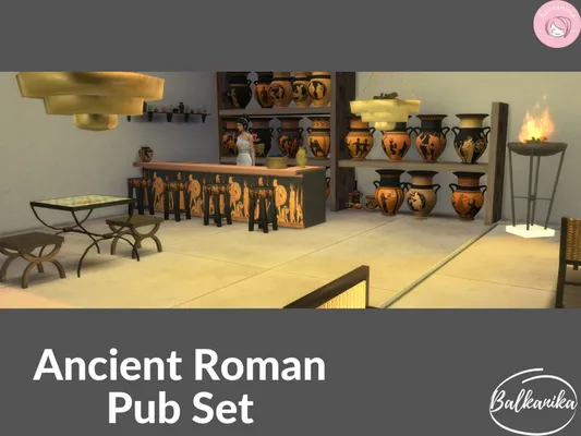 Wine Tavern Set [Ancient Roman Theme]