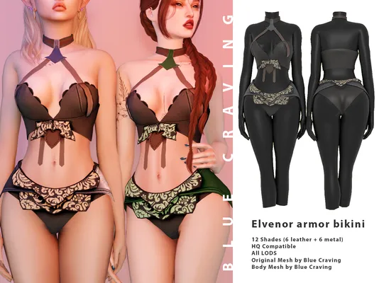 Elvenor armor bikini