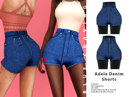 Adele Denim Shorts