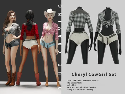 Cheryl Cowgirl Set