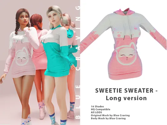 Sweetie Sweater - Long version