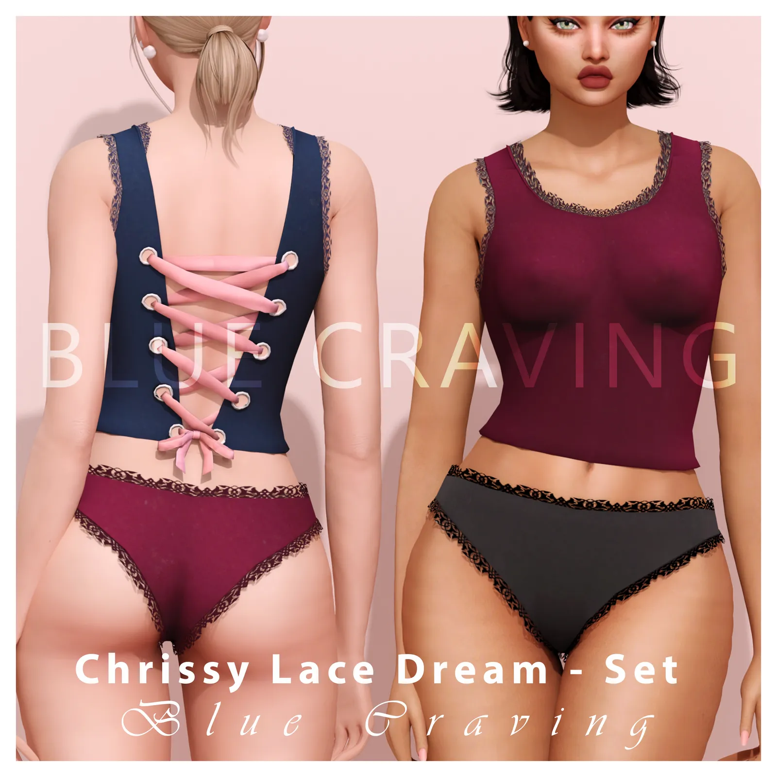 Chrissy Lace Dream Top & Panties