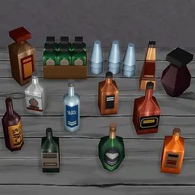 Leaky Cantina Bottle Clutter