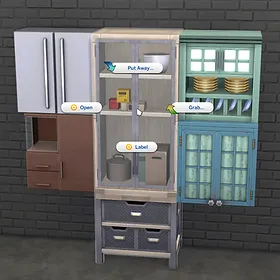 Lotsa Storage! Kitchen Cabinets