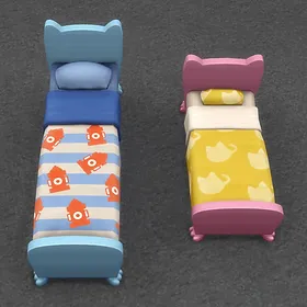 Mr Woof's & Mrs Meows Bed Set