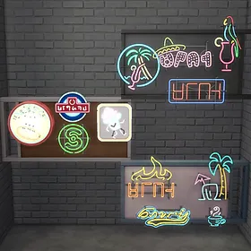 Neon Signs on Signs