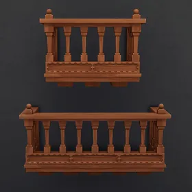 Ornate Wooden Balcony Add-ons
