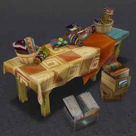Selvadoradian Craft Table & Clutter