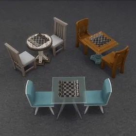 Table-Less Chess Set