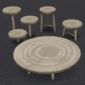 Wood Slice Furniture