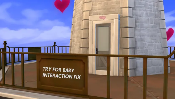 "Try for Baby" interactions FIXES & Woohoo in Wall Closet FIX