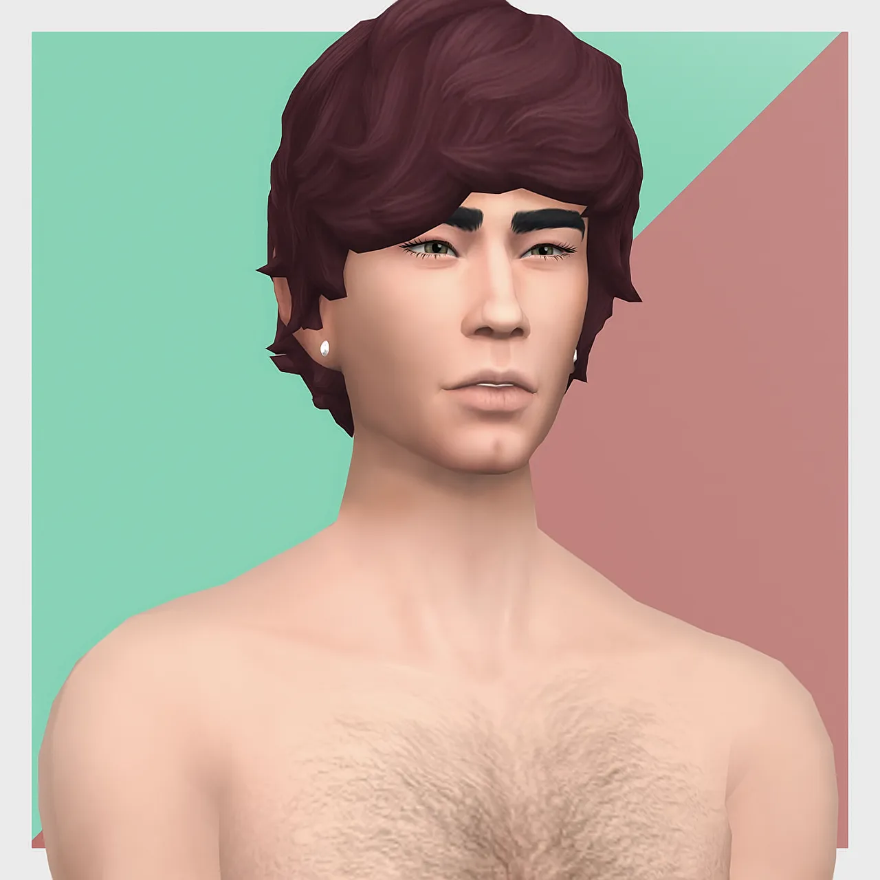 SP08 Male & Female Hairs ReTextured/Recolored