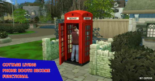 Cottage living phoneCottage Living Phone Booth and Finchwick Buildings Become Functional