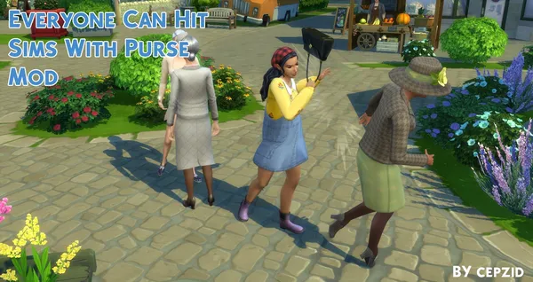 Everyone Can Hit Sims With Purse