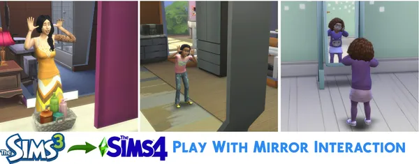 Play with mirror interraction from Sims 3