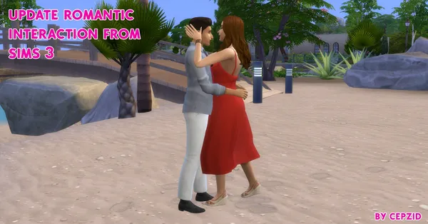 Romantic interactions from Sims 3