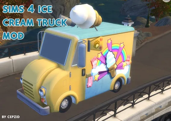 Sims 4 Ice Cream Truck Mod