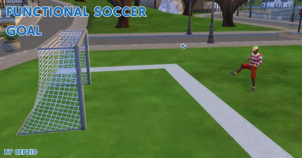 The Sims 4 Functional Soccer Football Goal