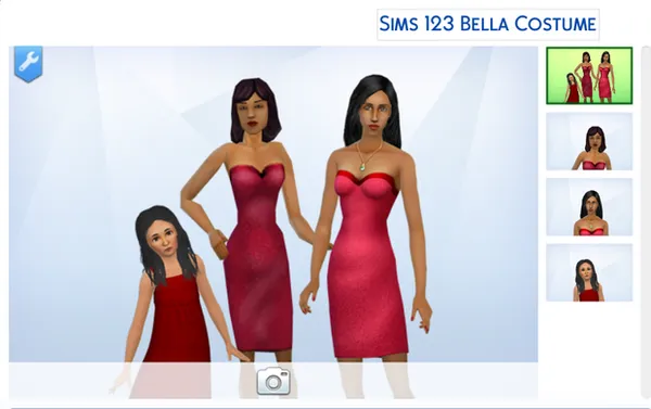 Sims 123 Bella Costume 