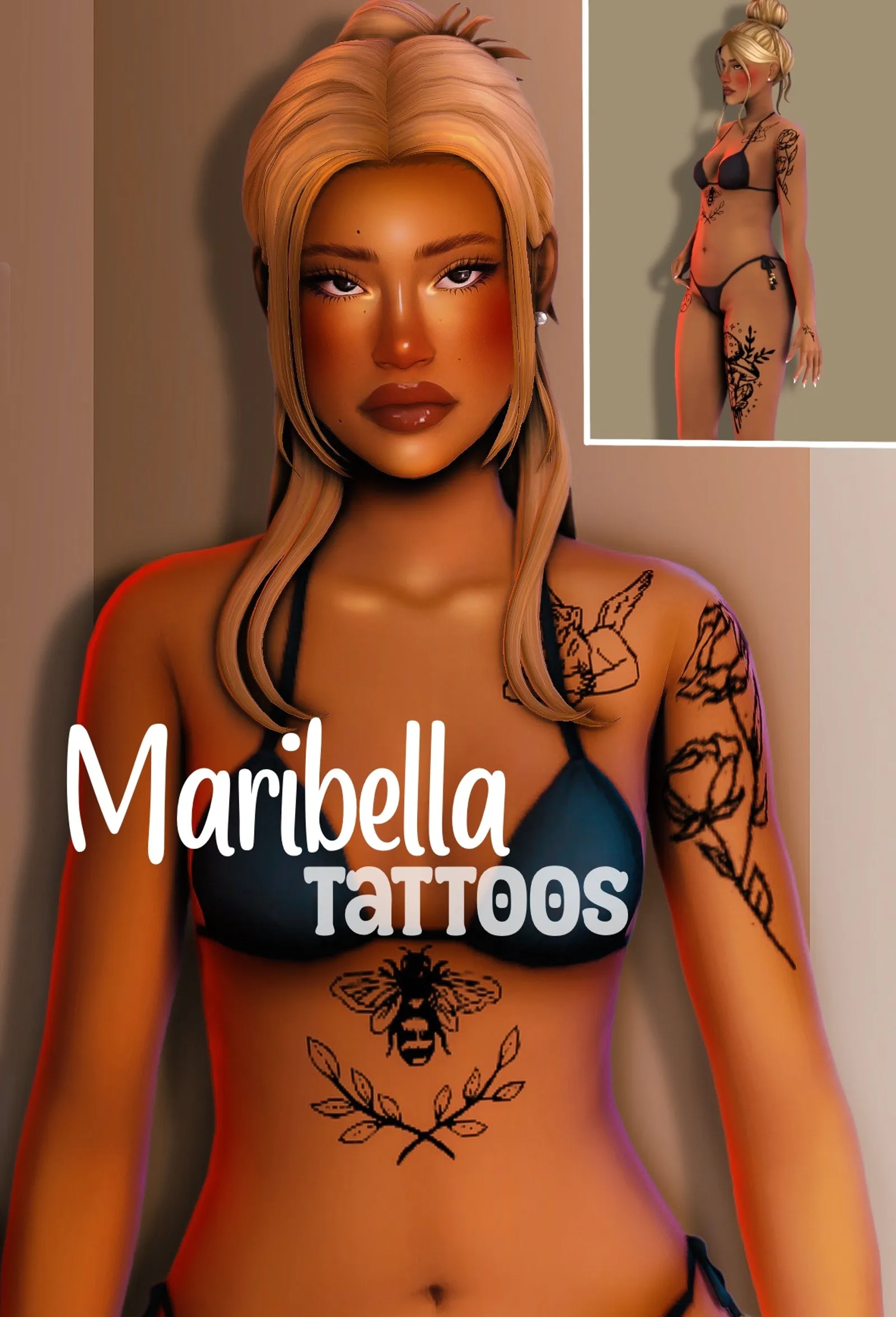 Maribella tattoos ?