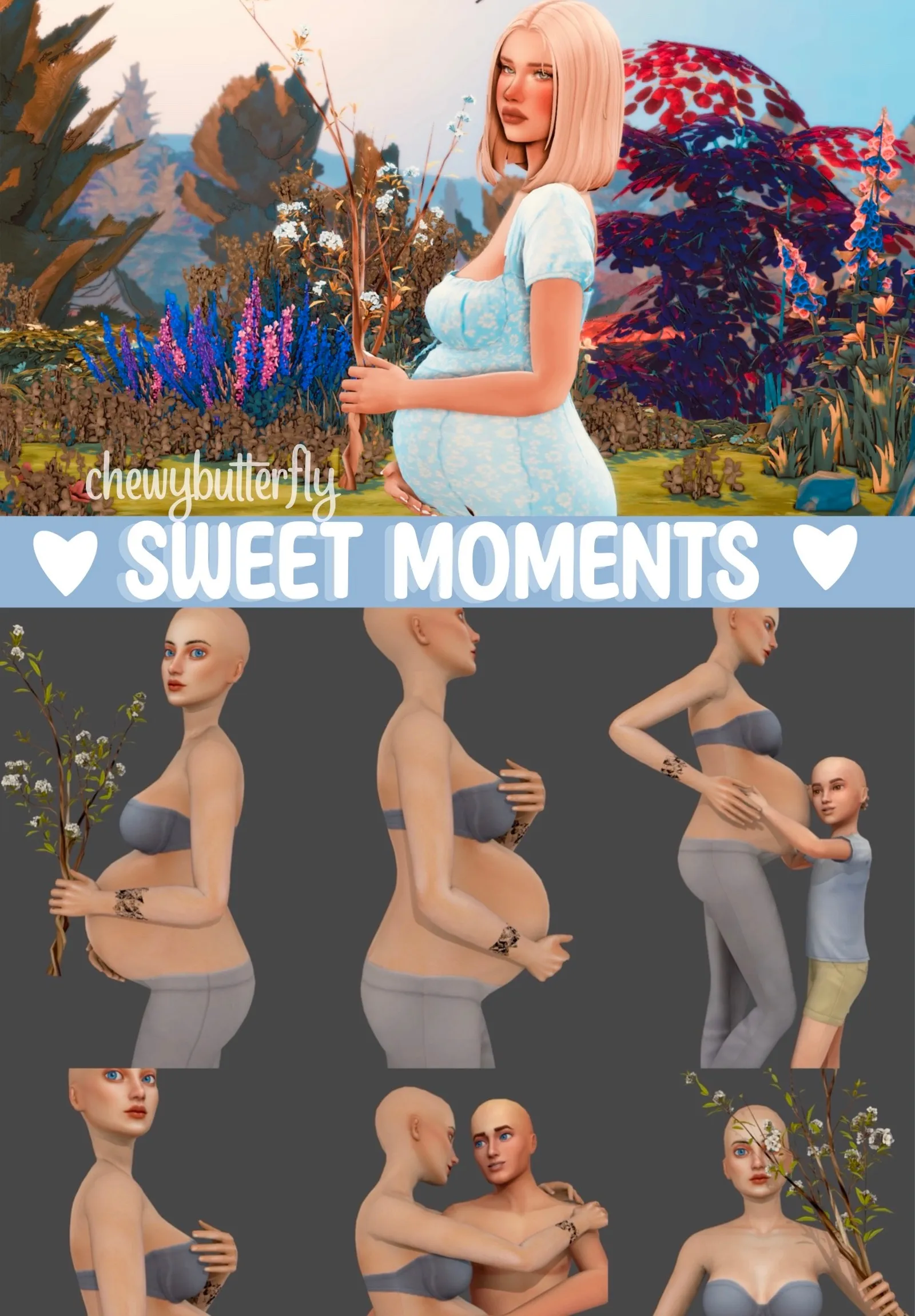 Sweet moments poses