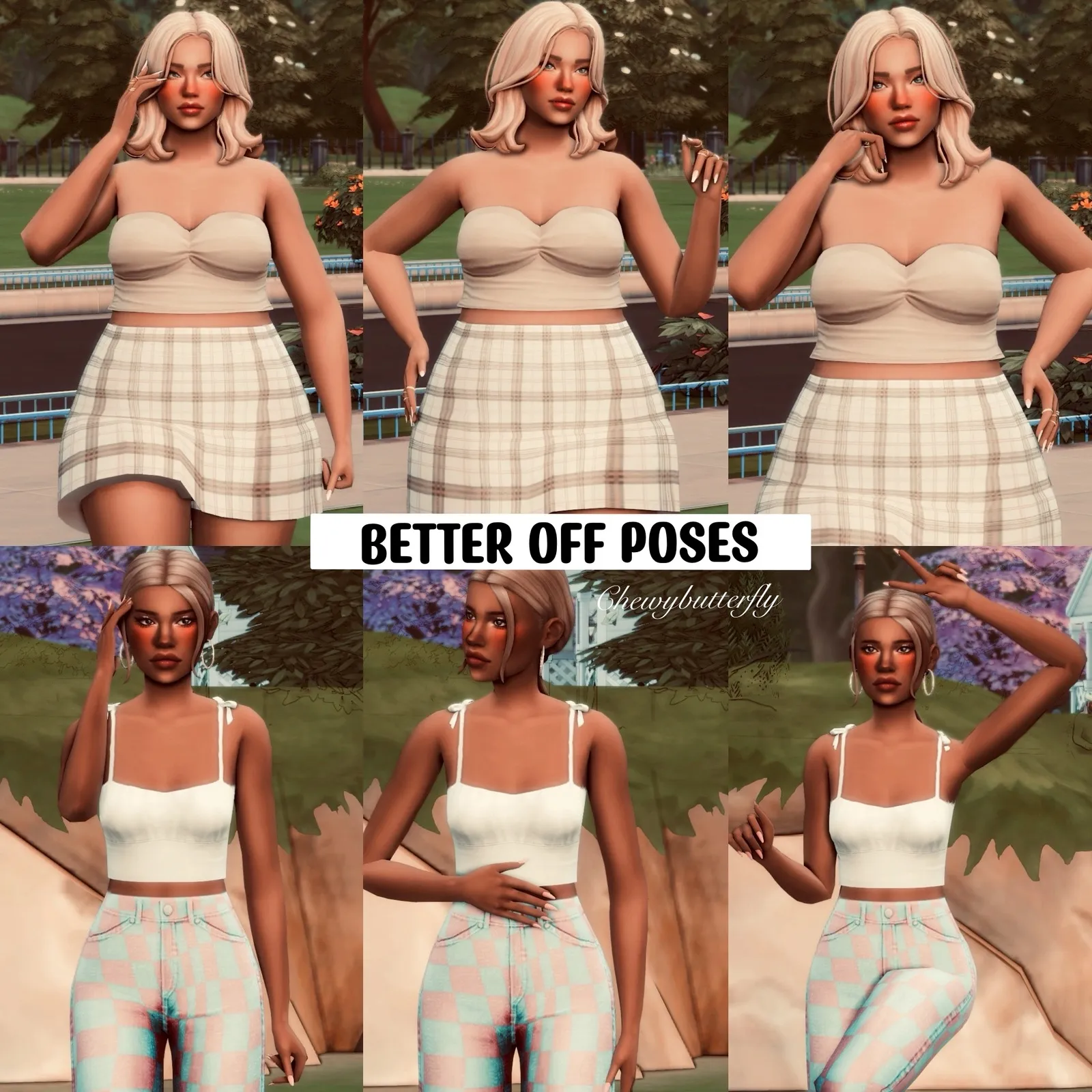 Better off poses