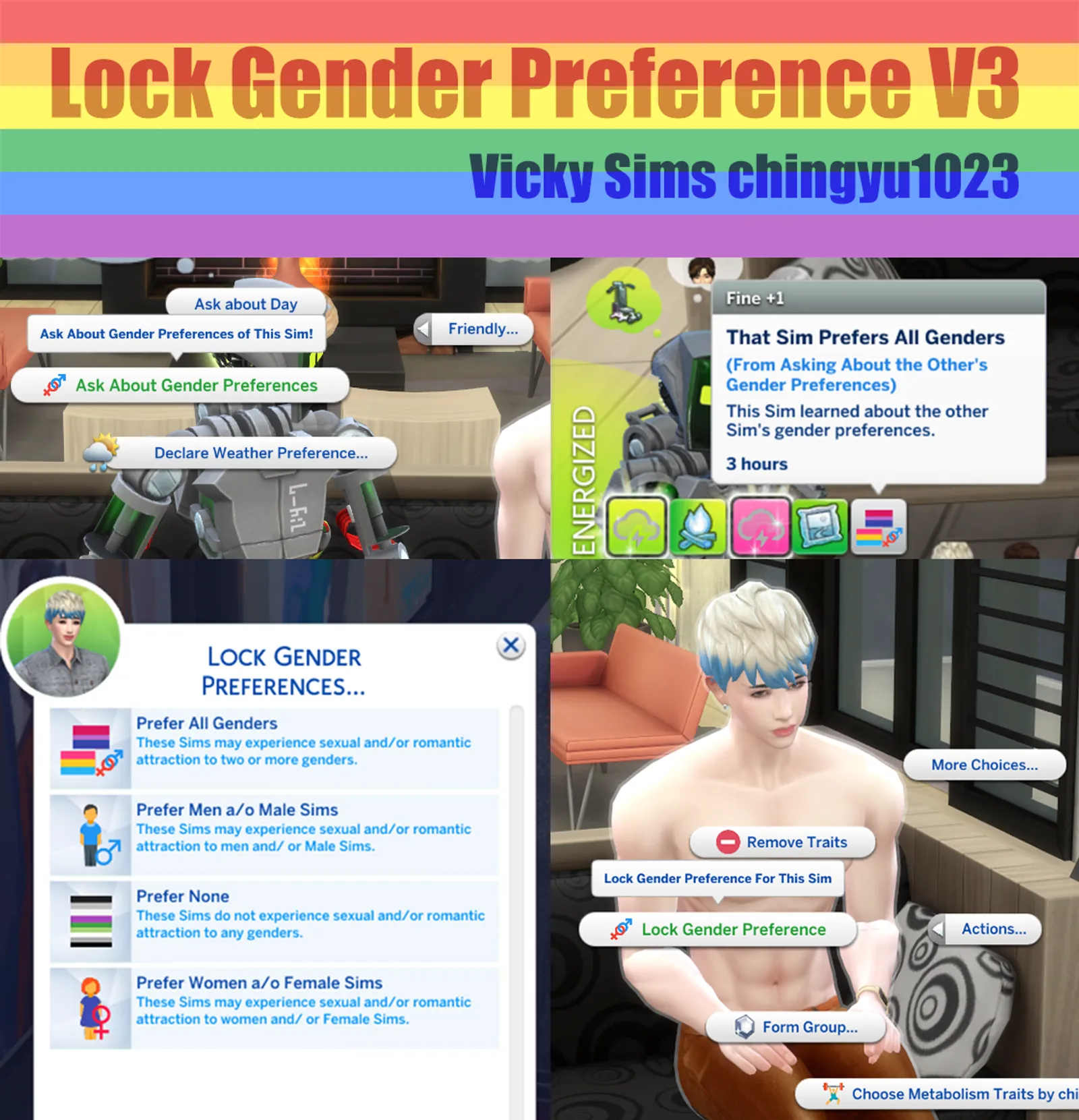 Lock Gender Preference V3.3