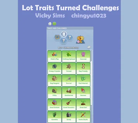 Lot Traits Turned Challenges
