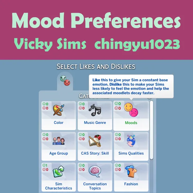Mood Custom Preferences 