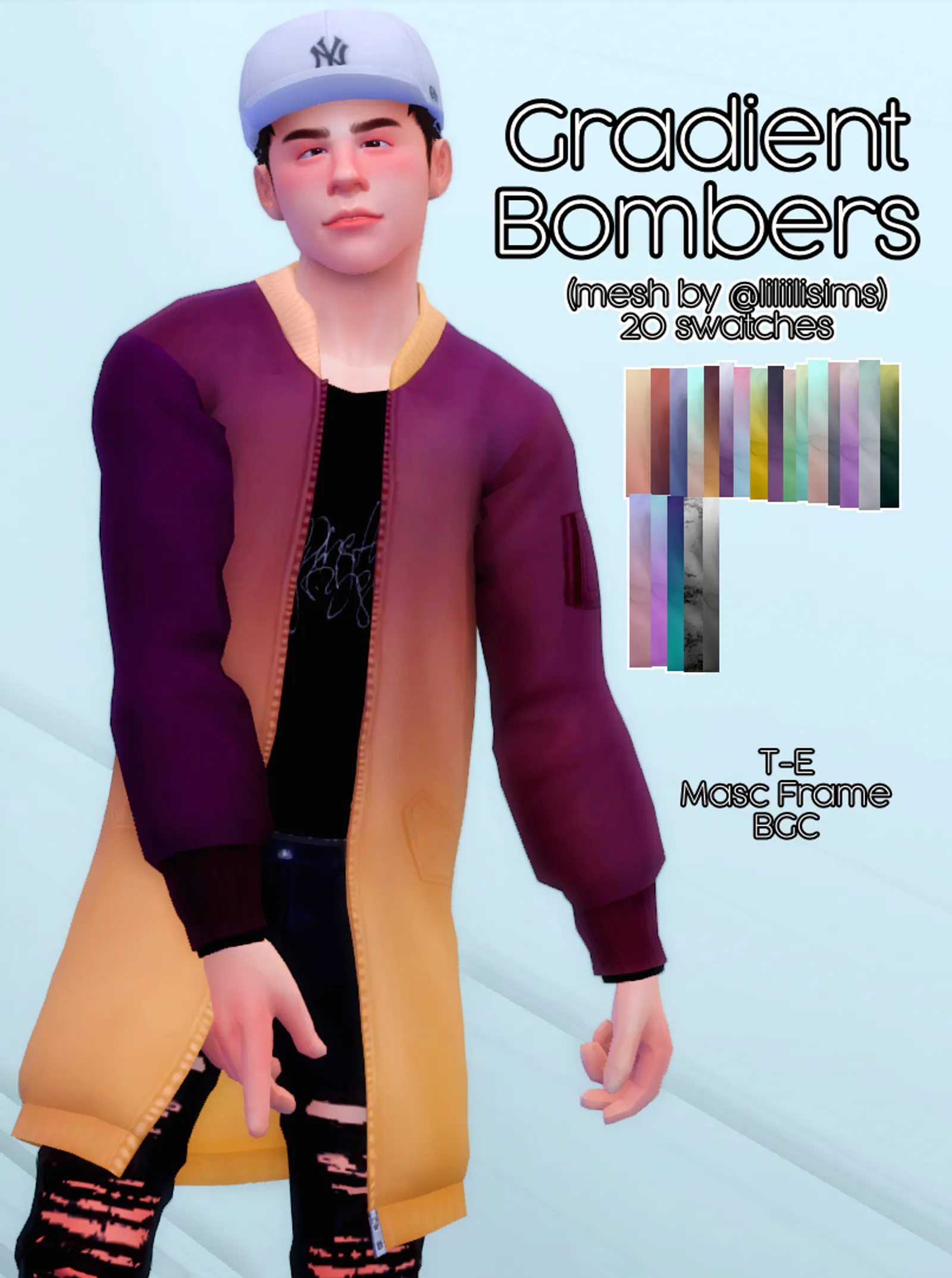 Gradient Bombers (mesh by @liliili-sims)