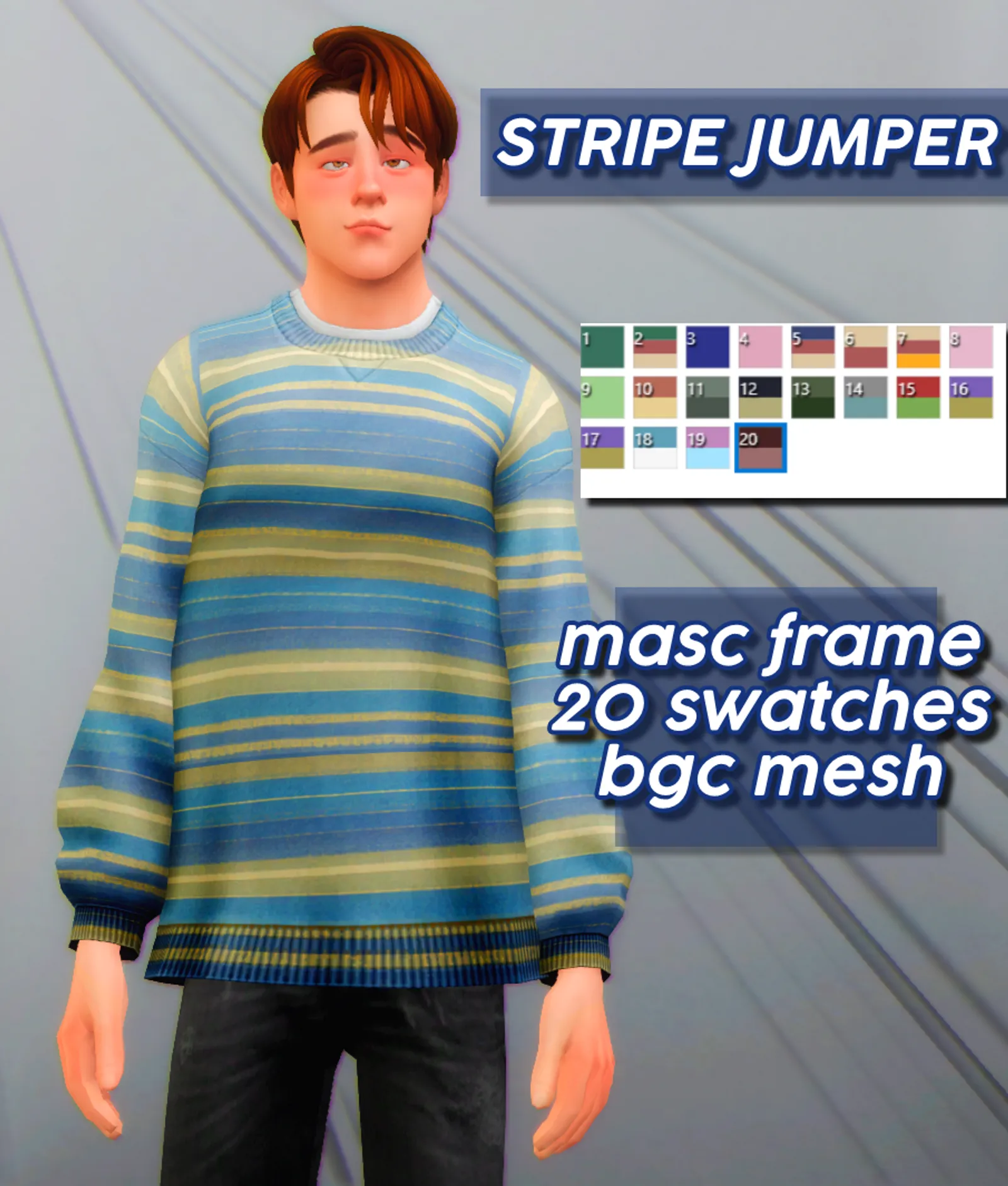 Stripe Jumper (BGC Mesh)