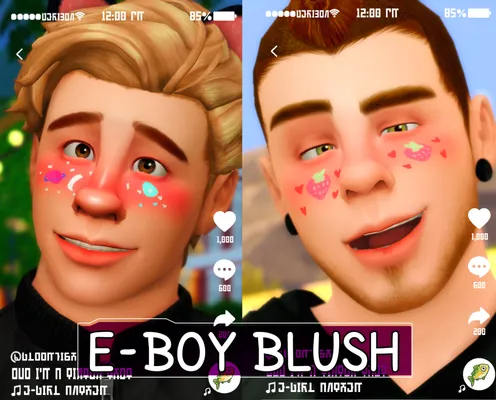 E-boy blush