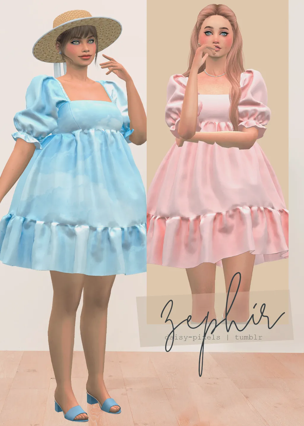 

 - ̗̀ Zephir Dress ̖́- (TS4) 


