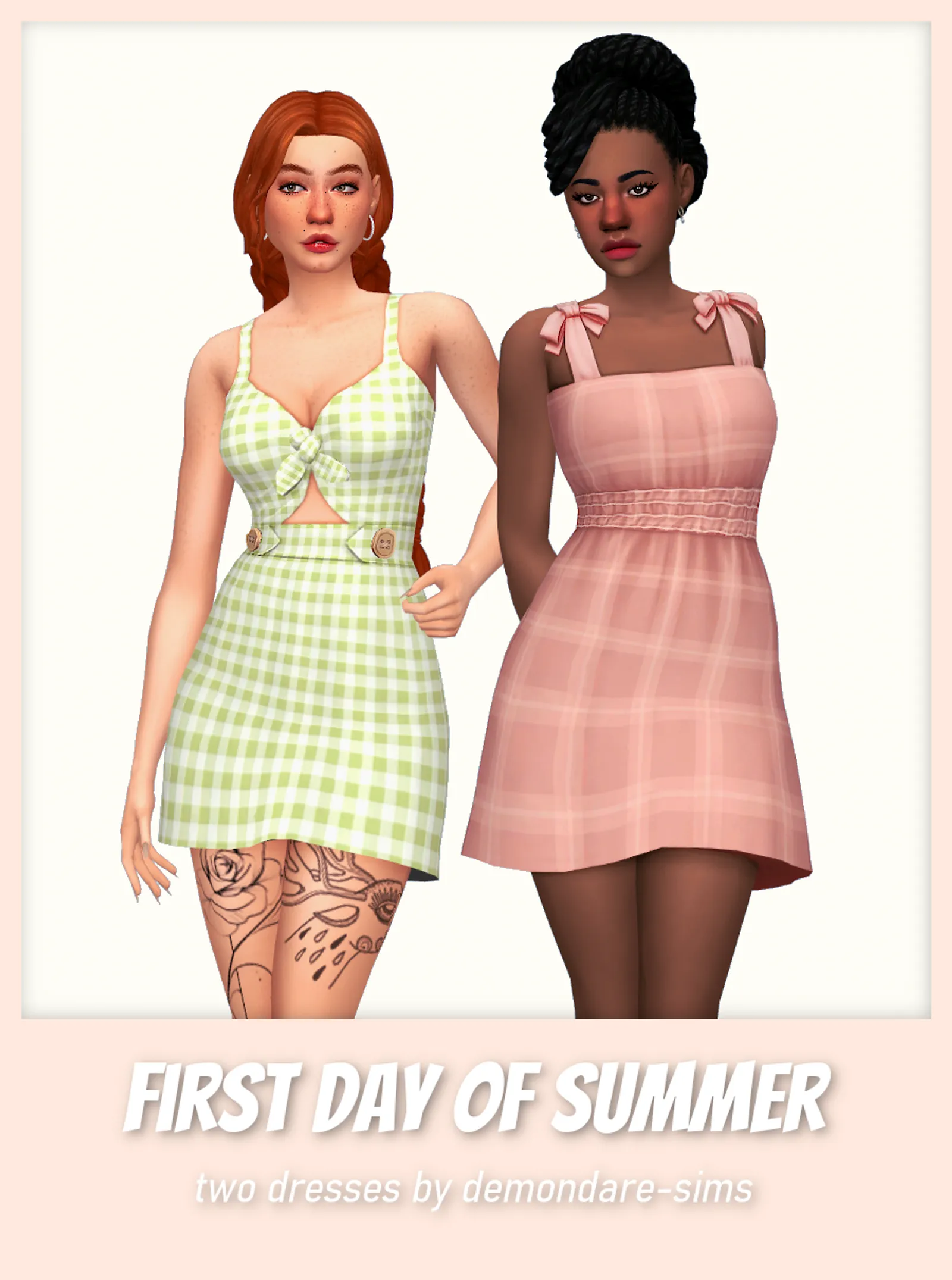 First Day of Summer - a set of two dresses