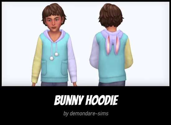 Bunny Hoodie for Children