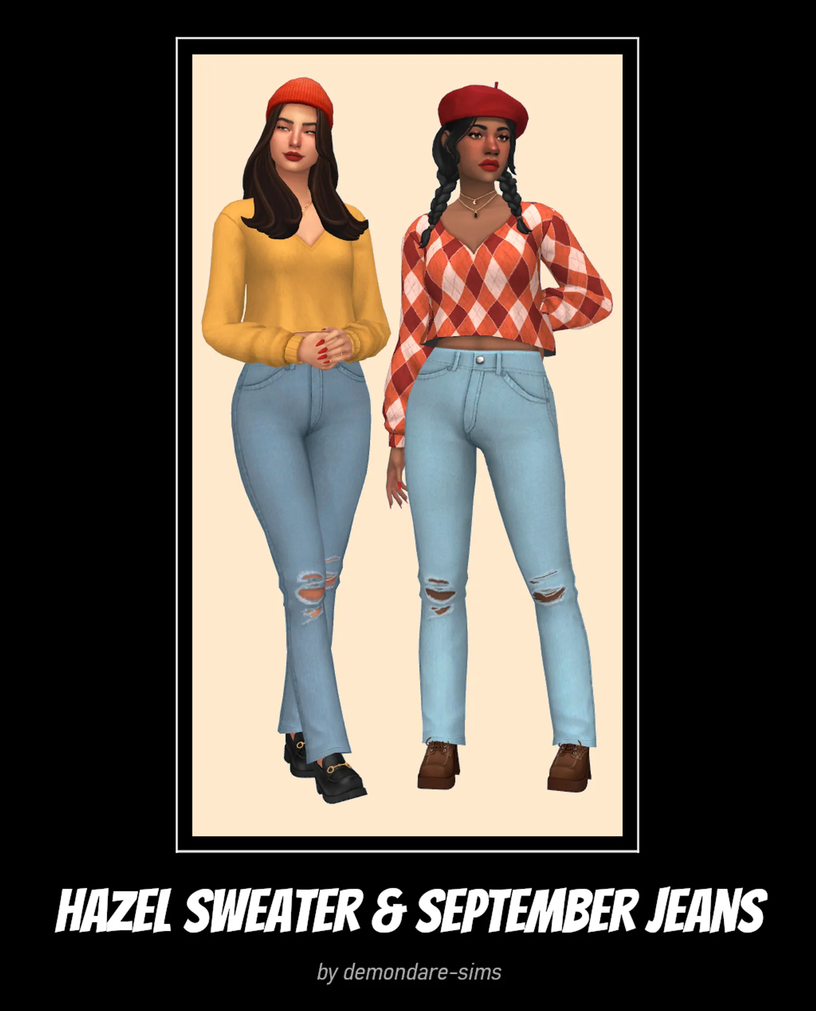 Hazel Sweater and September Jeans